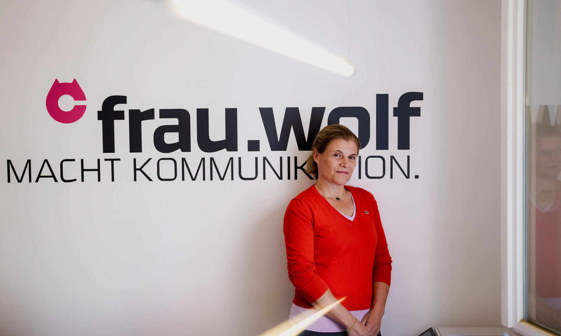 Mein Name ist Andrea Wolf. Ich bin Frau Wolf.