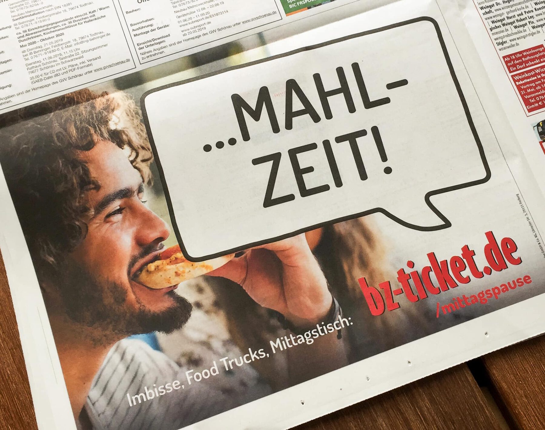 Kampagne für bz-ticket.de