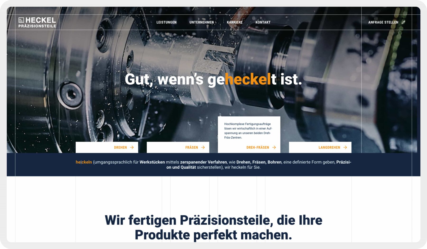 Relaunch der Webseite: Klares Konzept udn direkter Einstieg