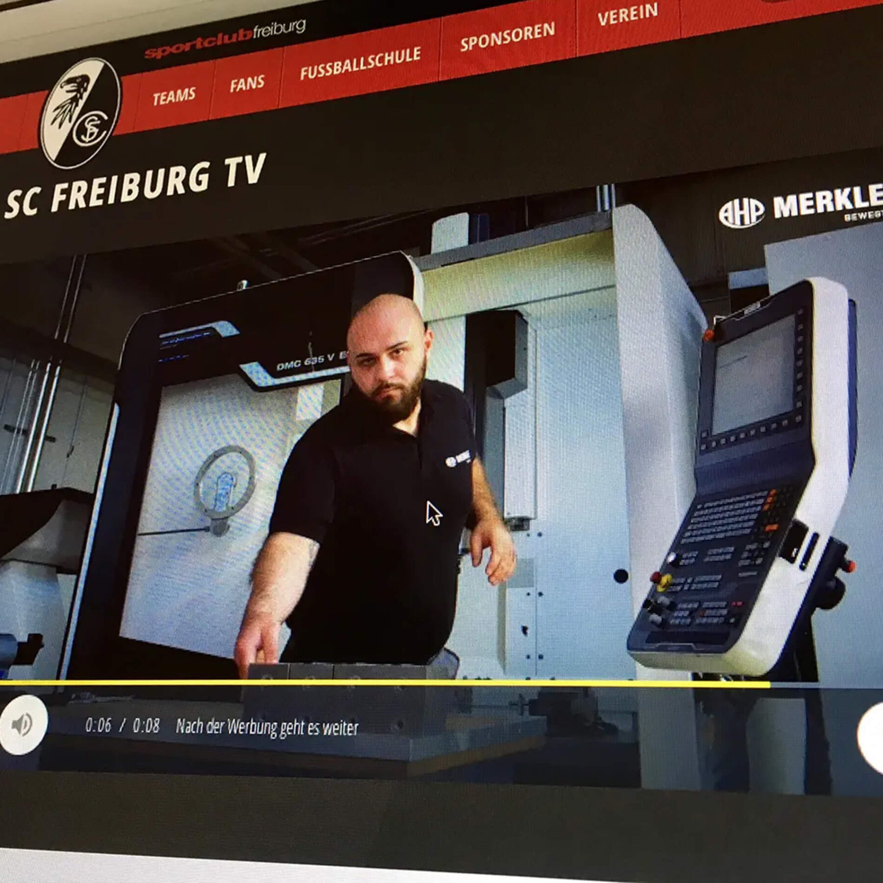 Video-Ad: Ausbildung bei AH Merkle